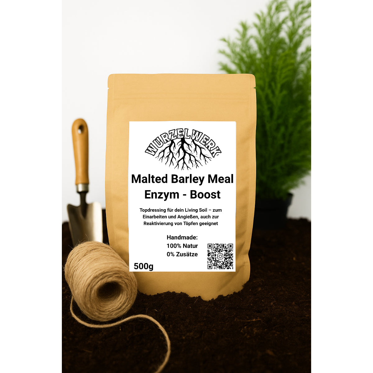 Malted Barley Meal von Wurzelwerk – natürliche Enzymquelle für aktives Bodenleben und gesunde Wurzeln